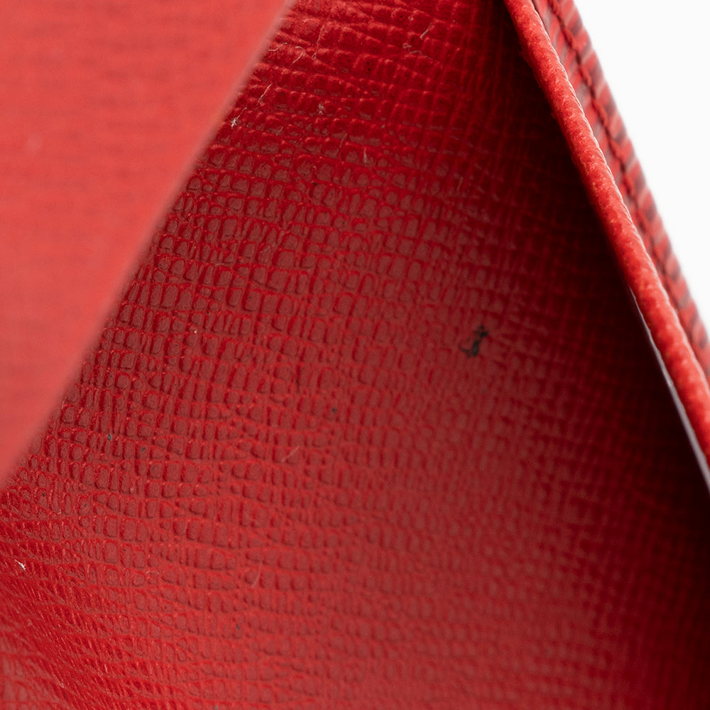 Louis Vuitton Vintage Epi Leather Two Card Holder Wallet (SHF-16759) - Image 10