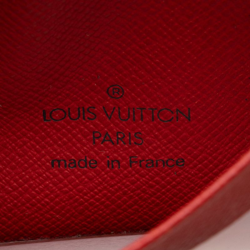 Louis Vuitton Vintage Epi Leather Two Card Holder Wallet (SHF-16759) - Image 5