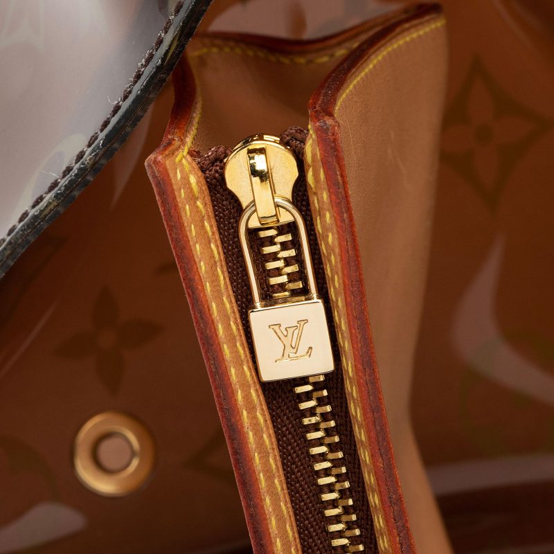 Louis Vuitton Vintage Limited Edition Monogram Vinyl Ambre Cruise Tote (SHF-FfiVXi) - Image 10