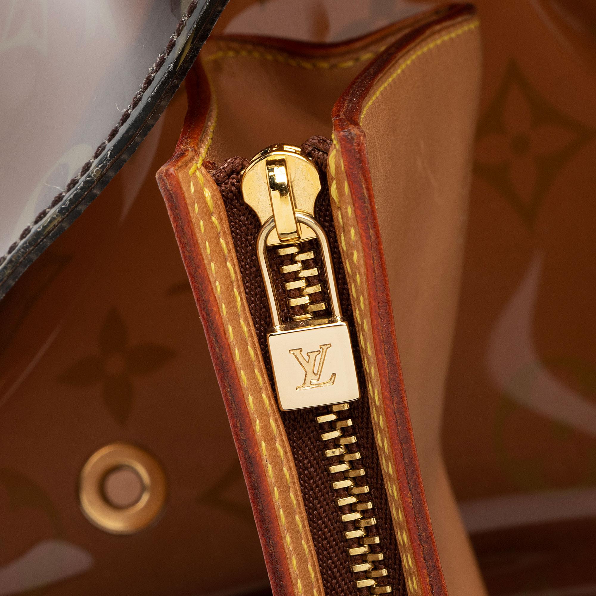 Louis Vuitton Vintage Limited Edition Monogram Vinyl Ambre Cruise Tote (SHF-FfiVXi) - Image 10