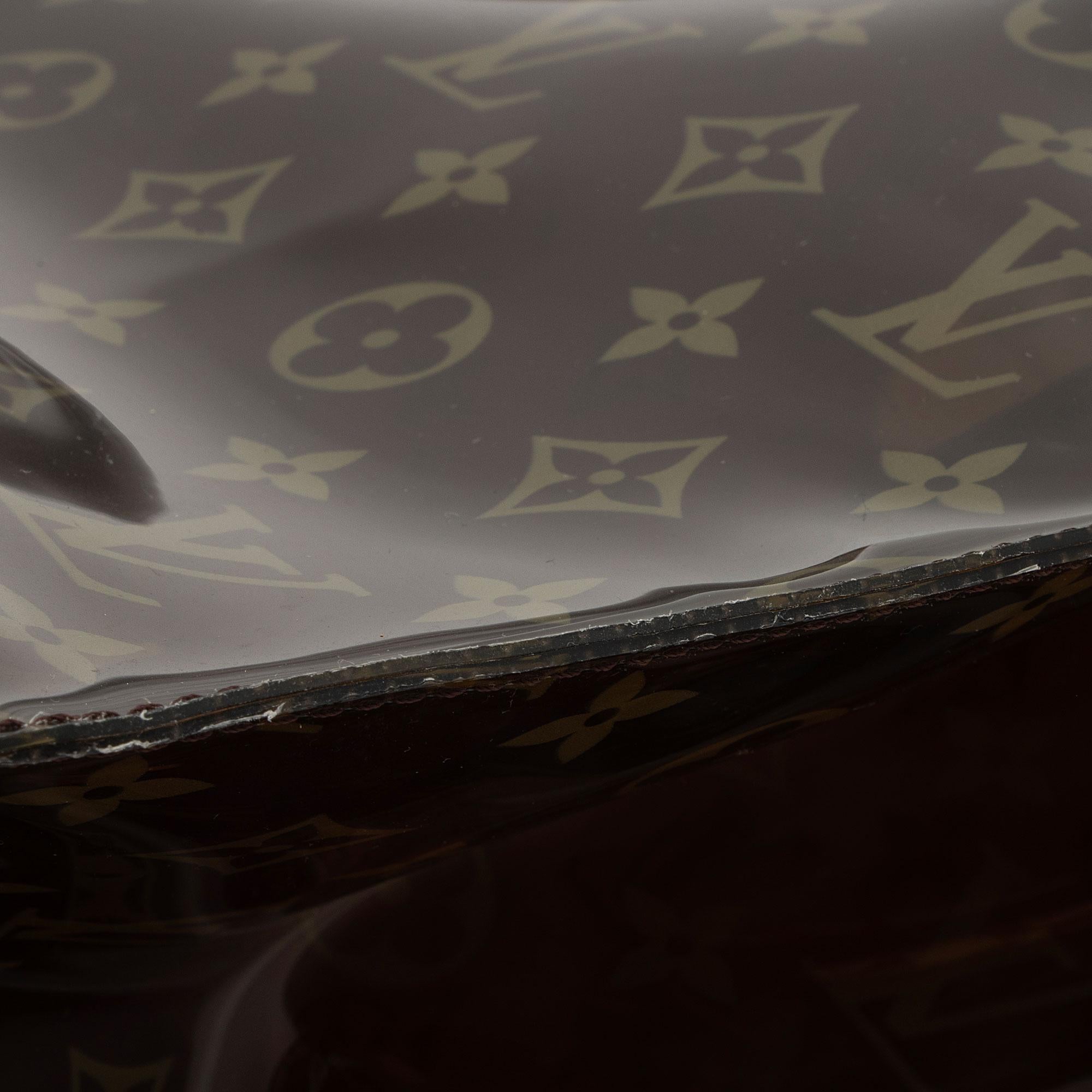 Louis Vuitton Vintage Limited Edition Monogram Vinyl Ambre Cruise Tote (SHF-FfiVXi) - Image 12