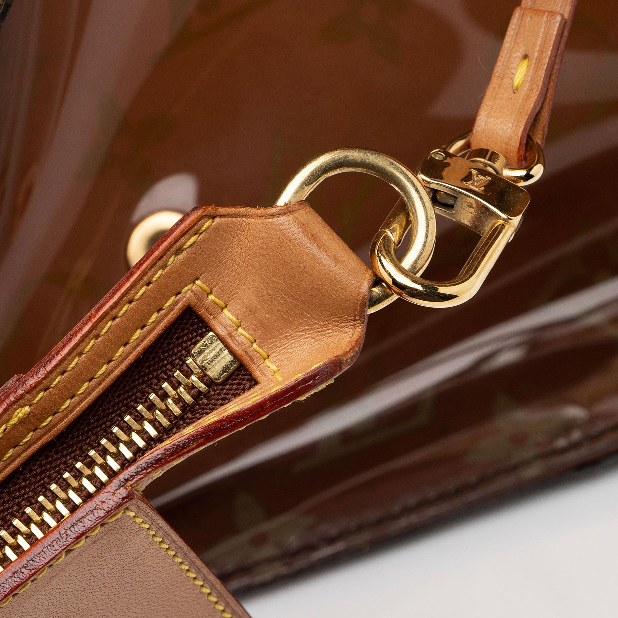 Louis Vuitton Vintage Limited Edition Monogram Vinyl Ambre Cruise Tote (SHF-FfiVXi) - Image 17