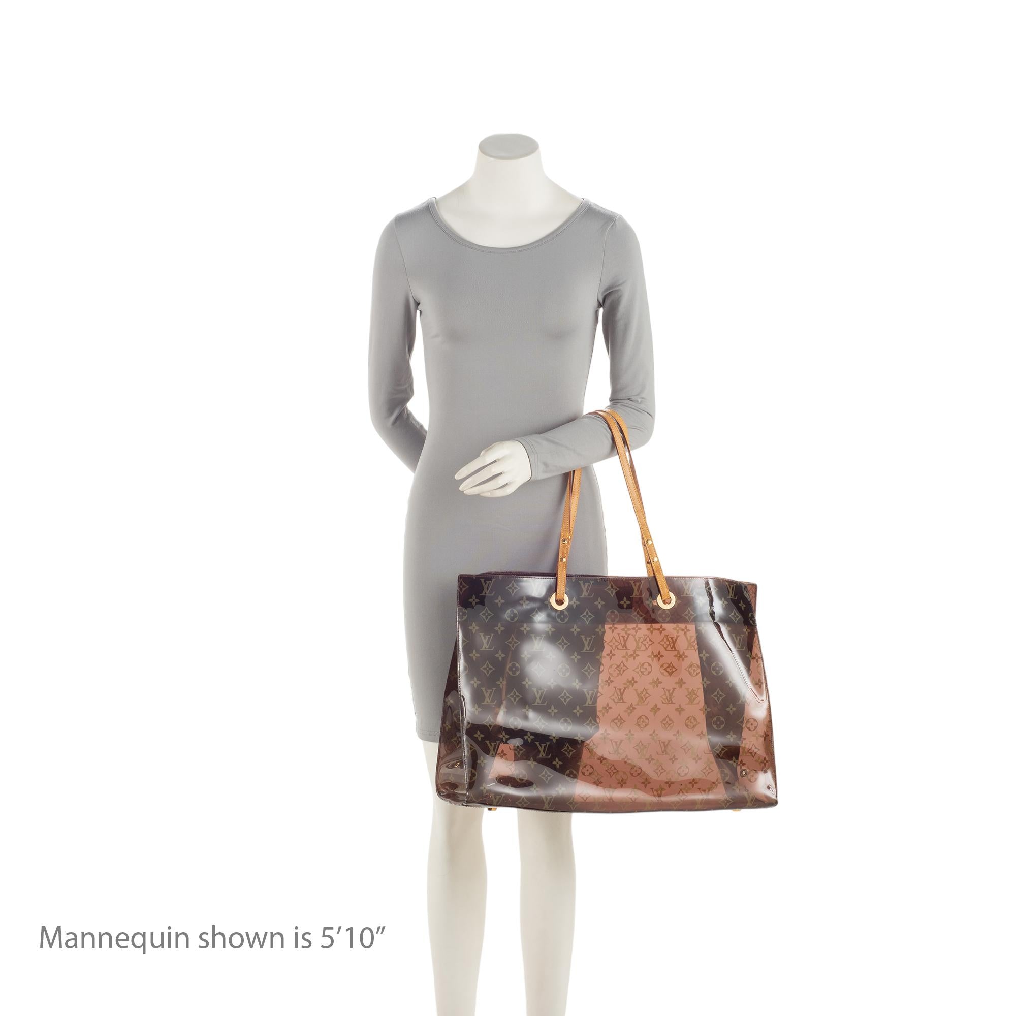 Louis Vuitton Vintage Limited Edition Monogram Vinyl Ambre Cruise Tote (SHF-FfiVXi) - Image 4
