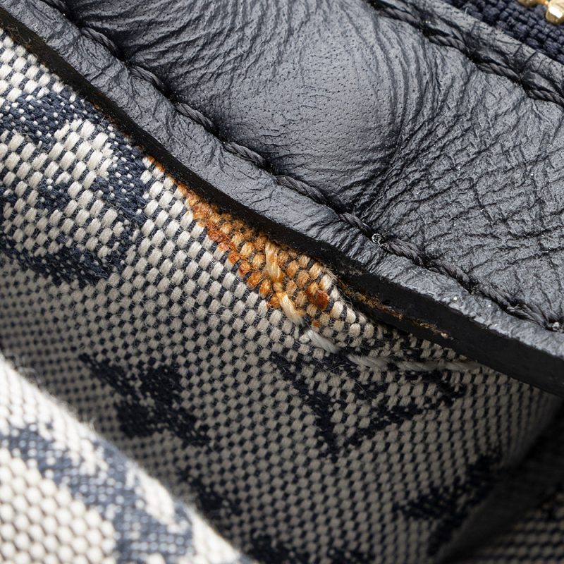 Louis Vuitton Vintage Mini Lin Josephine GM Satchel (SHF-20198) - Image 19