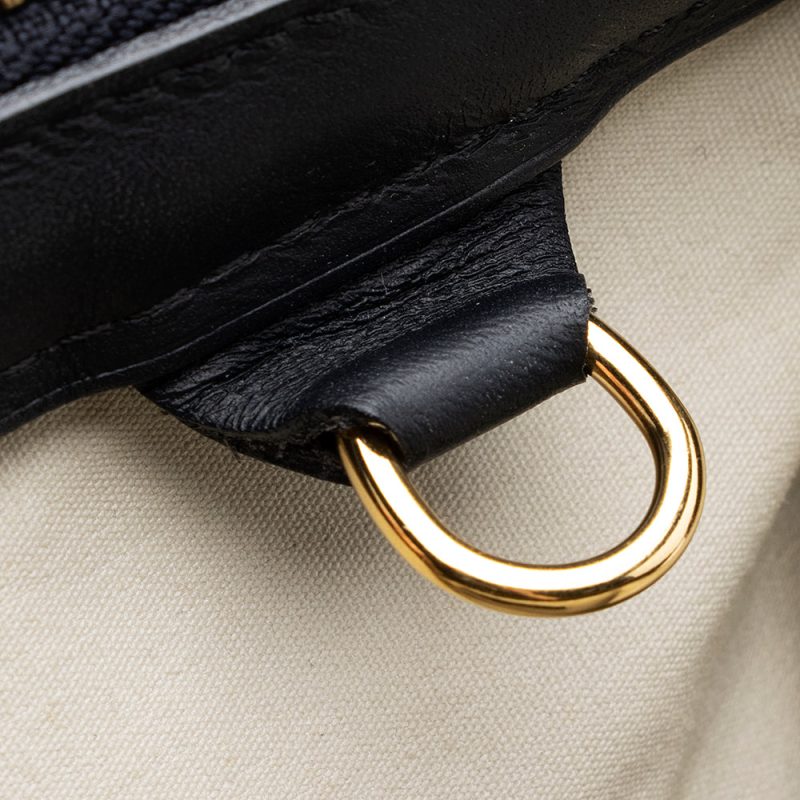 Louis Vuitton Vintage Mini Lin Josephine GM Satchel (SHF-20198) - Image 9