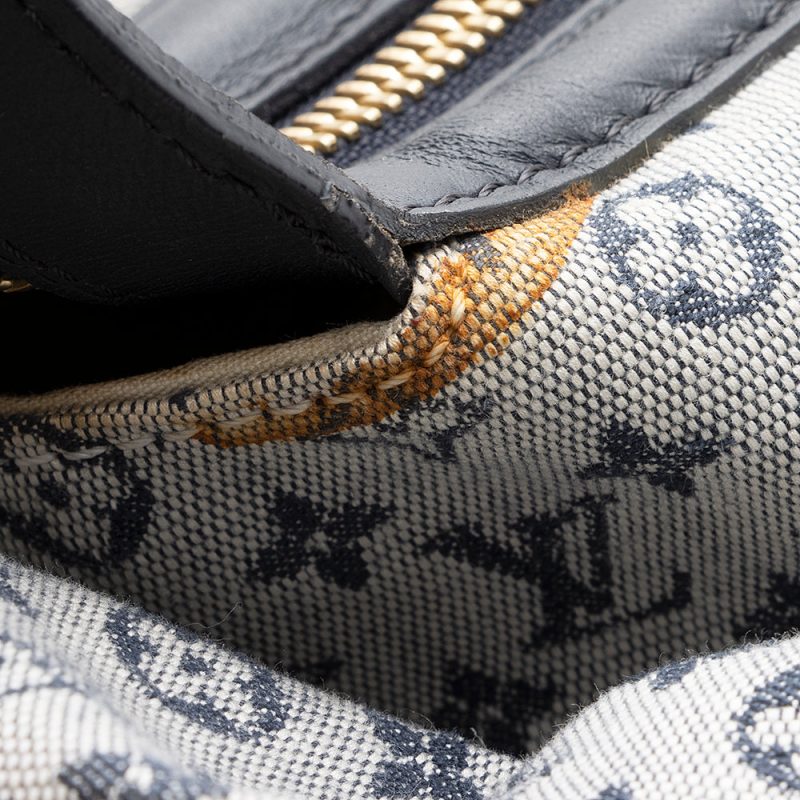 Louis Vuitton Vintage Mini Lin Josephine GM Satchel (SHF-20198) - Image 17