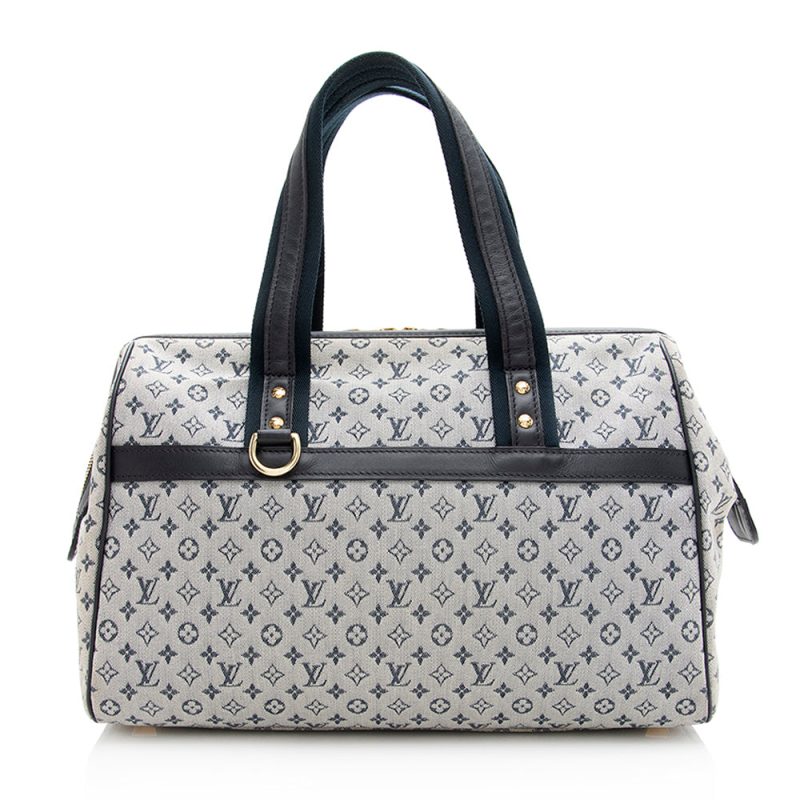 Louis Vuitton Vintage Mini Lin Josephine GM Satchel (SHF-20198) - Image 20