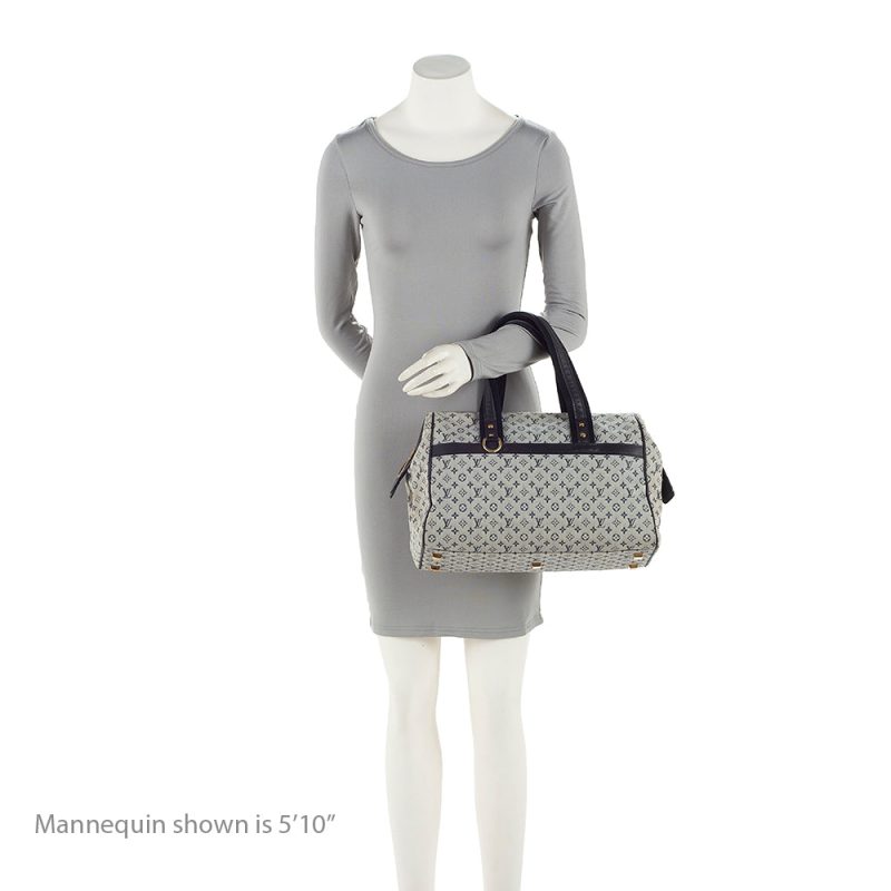 Louis Vuitton Vintage Mini Lin Josephine GM Satchel (SHF-20198) - Image 4