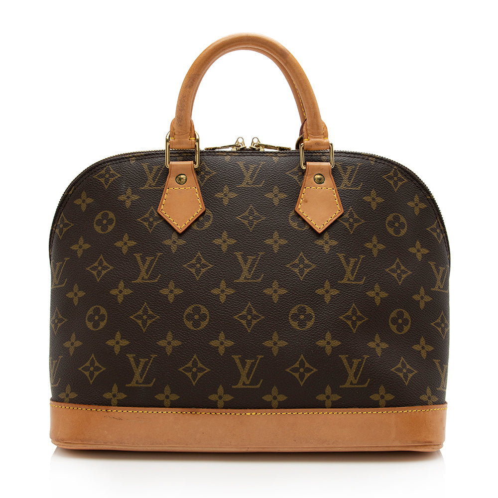 Louis Vuitton Vintage Monogram Canvas Alma PM Satchel (SHF-16731) - Image 2