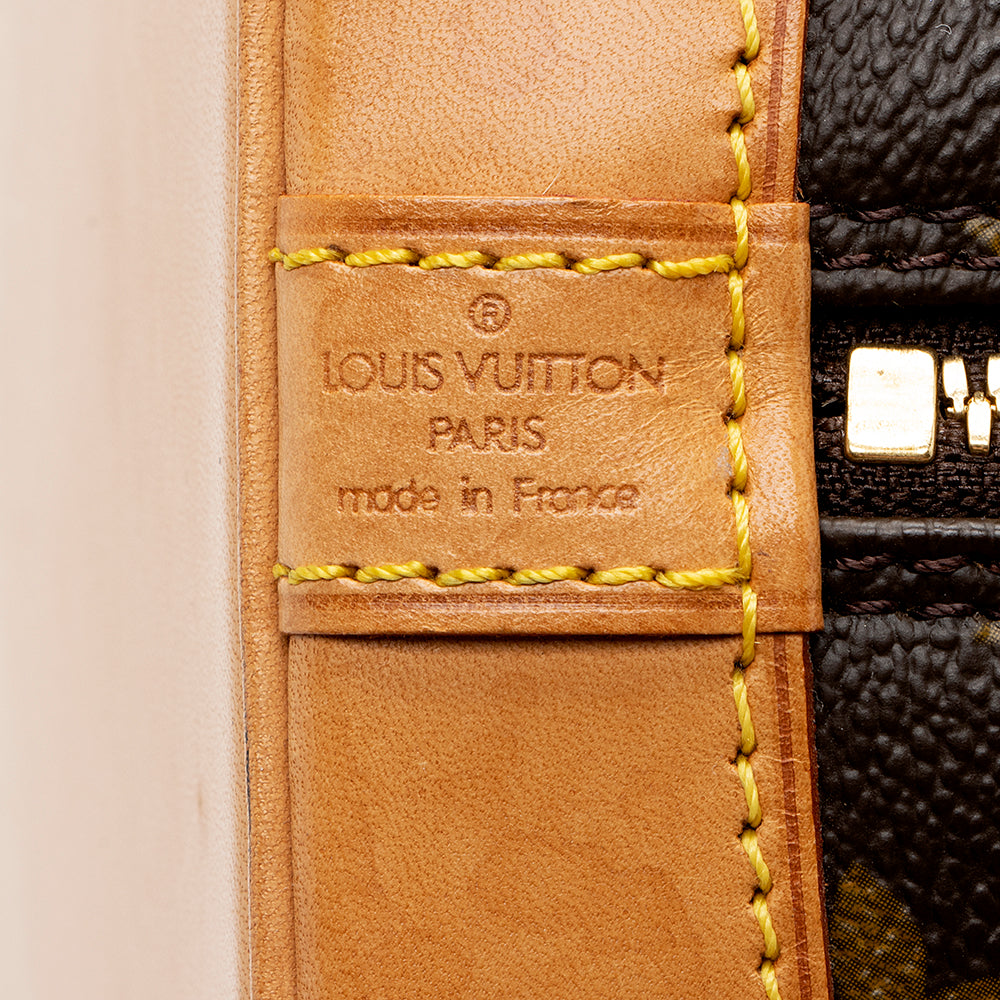 Louis Vuitton Vintage Monogram Canvas Alma PM Satchel (SHF-16875) - Image 7