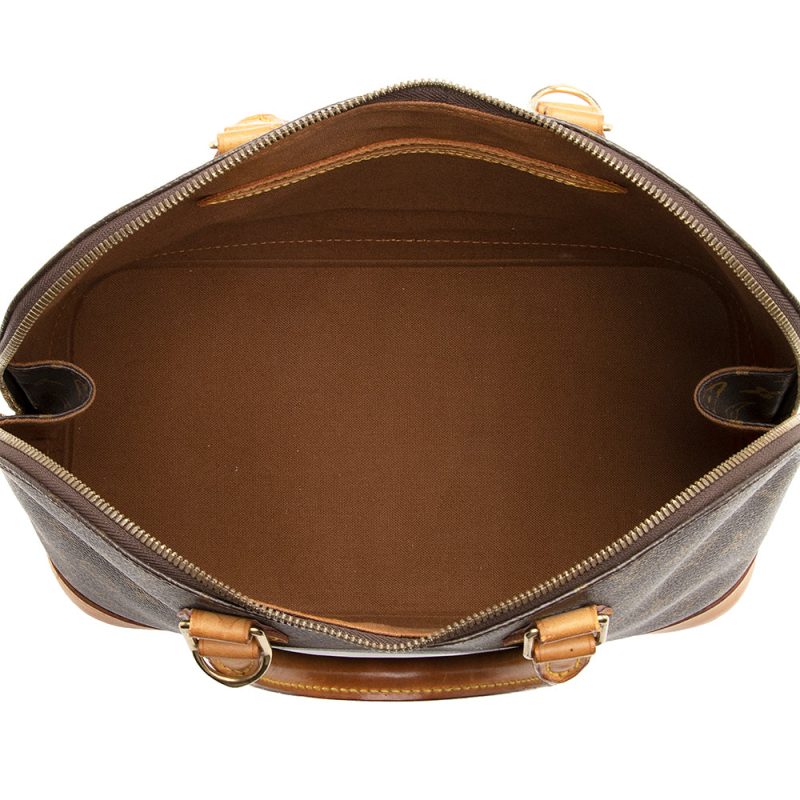 Louis Vuitton Vintage Monogram Canvas Alma PM Satchel - FINAL SALE (SHF-20140) - Image 6