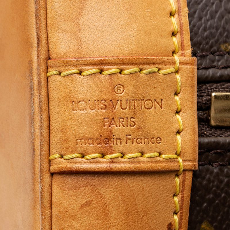 Louis Vuitton Vintage Monogram Canvas Alma PM Satchel - FINAL SALE (SHF-20140) - Image 7