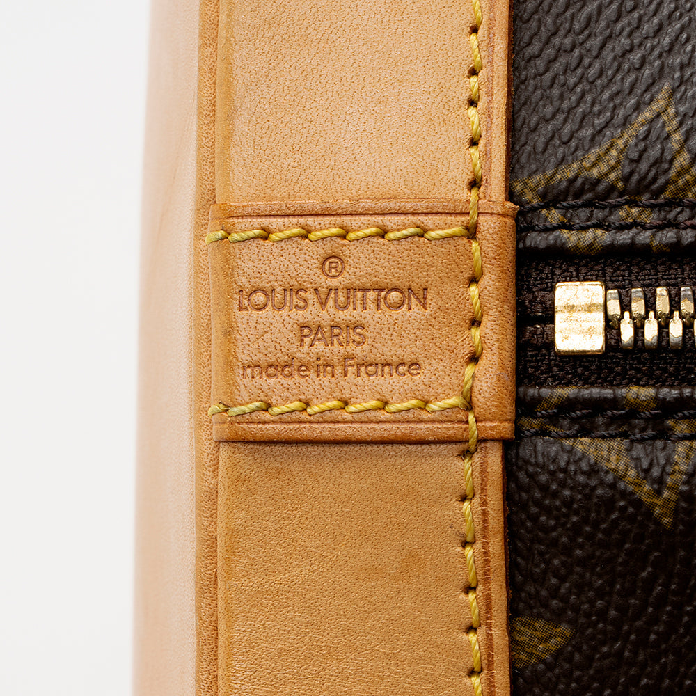 Louis Vuitton Vintage Monogram Canvas Alma PM Satchel (SHF-20942) - Image 7