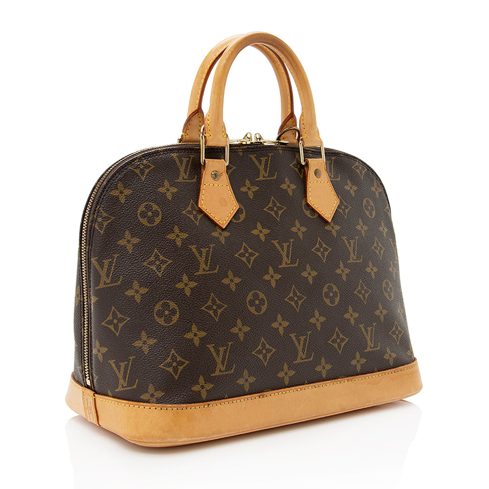 Louis Vuitton Vintage Monogram Canvas Alma PM Satchel (SHF-20942)
