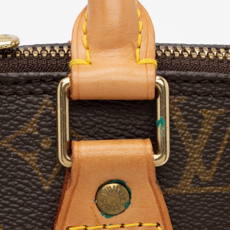 Louis Vuitton Vintage Monogram Canvas Alma PM Satchel (SHF-OnswEh) - Image 13