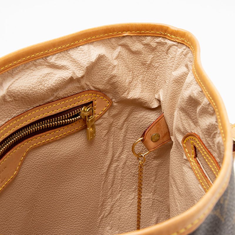 Louis Vuitton Vintage Monogram Canvas Bucket GM Tote (SHF-21446) - Image 10