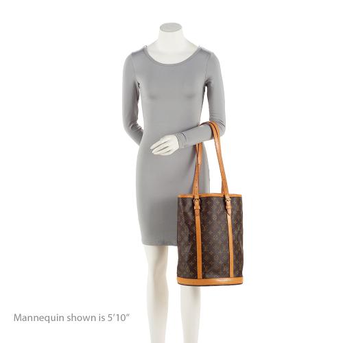 Louis Vuitton Vintage Monogram Canvas Bucket GM Tote (SHF-21446) - Image 4