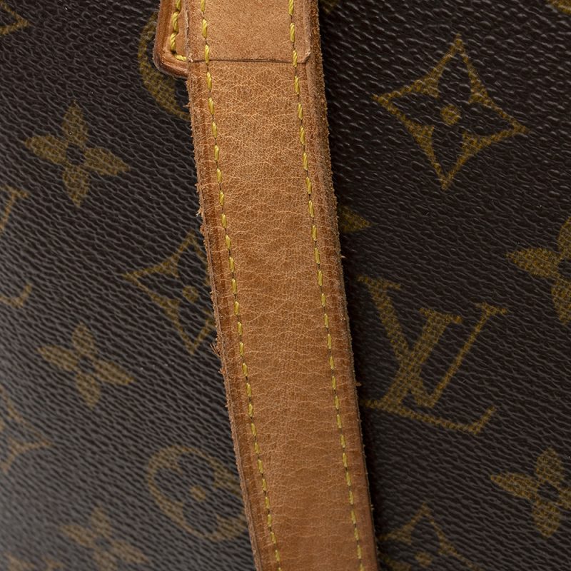 Louis Vuitton Vintage Monogram Canvas Cabas Mezzo Tote (SHF-21400) - Image 13