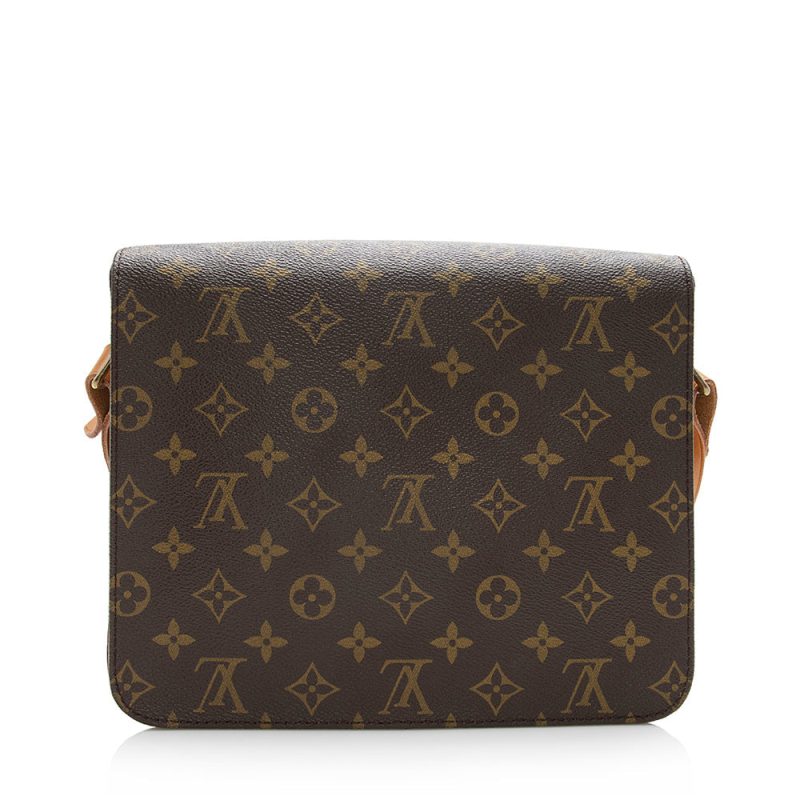 Louis Vuitton Vintage Monogram Canvas Cartouchiere GM Shoulder Bag (SHF-21275) - Image 2