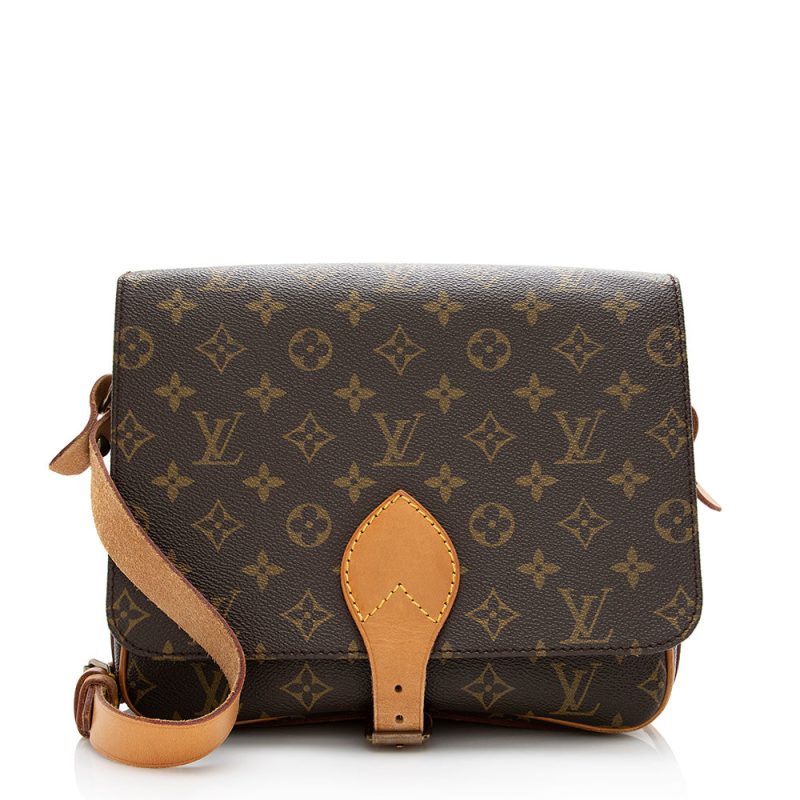 Louis Vuitton Vintage Monogram Canvas Cartouchiere GM Shoulder Bag (SHF-21275) - Image 20