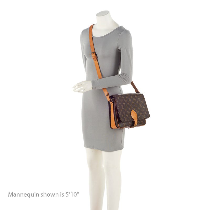 Louis Vuitton Vintage Monogram Canvas Cartouchiere GM Shoulder Bag (SHF-21275) - Image 4
