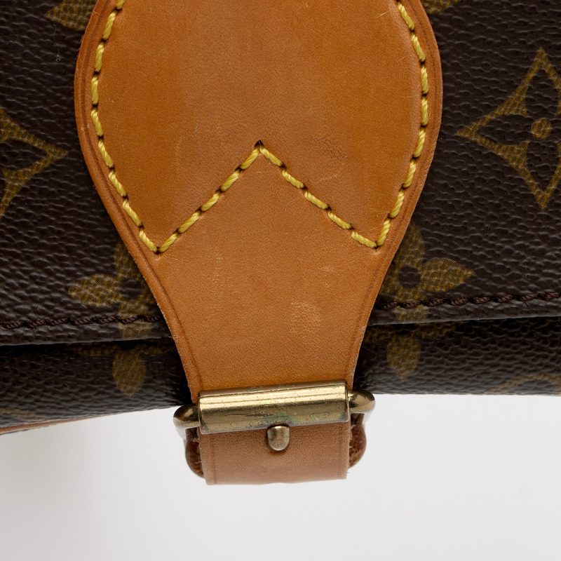 Louis Vuitton Vintage Monogram Canvas Cartouchiere MM Shoulder Bag (SHF-Ns6wrZ) - Image 17