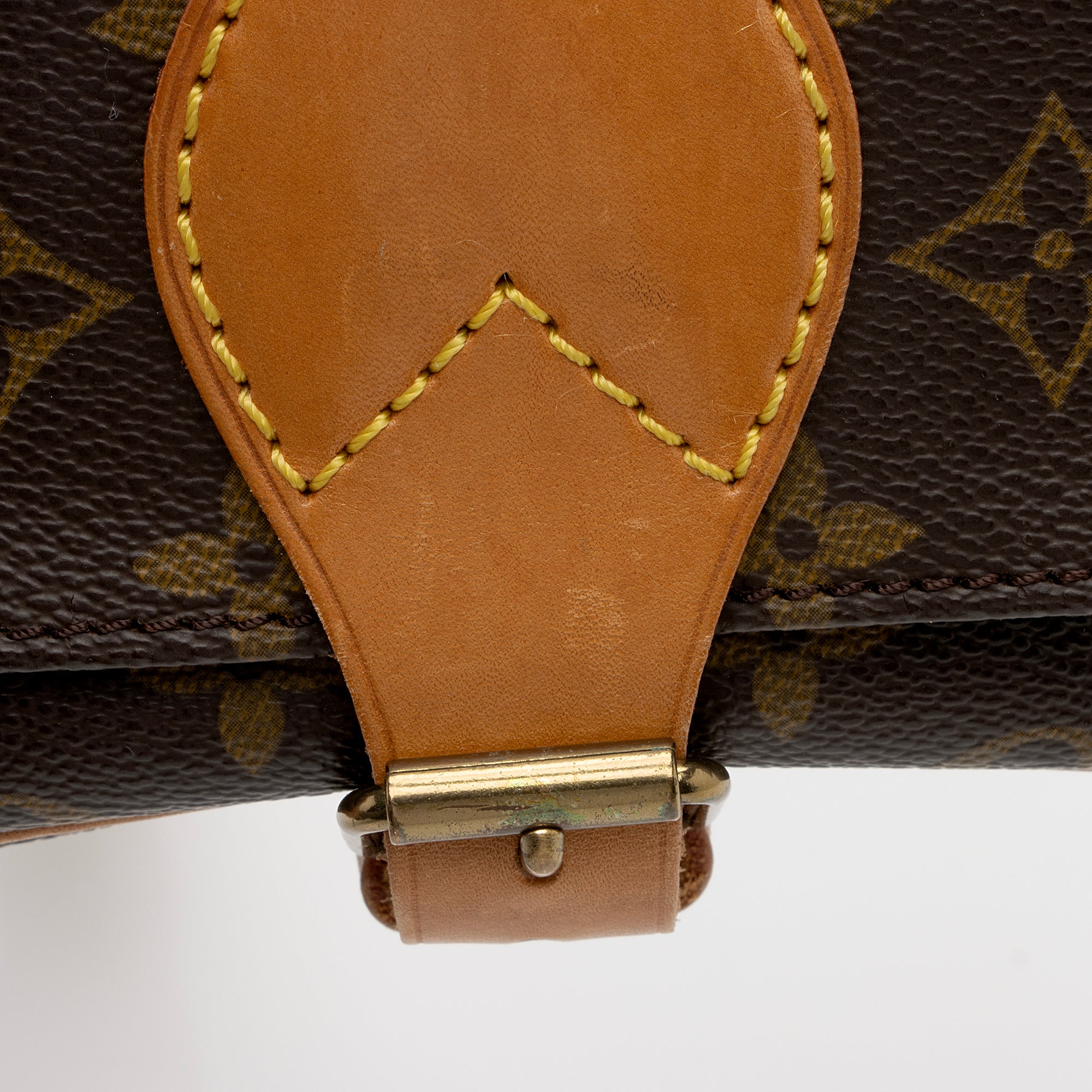 Louis Vuitton Vintage Monogram Canvas Cartouchiere MM Shoulder Bag (SHF-Ns6wrZ) - Image 17