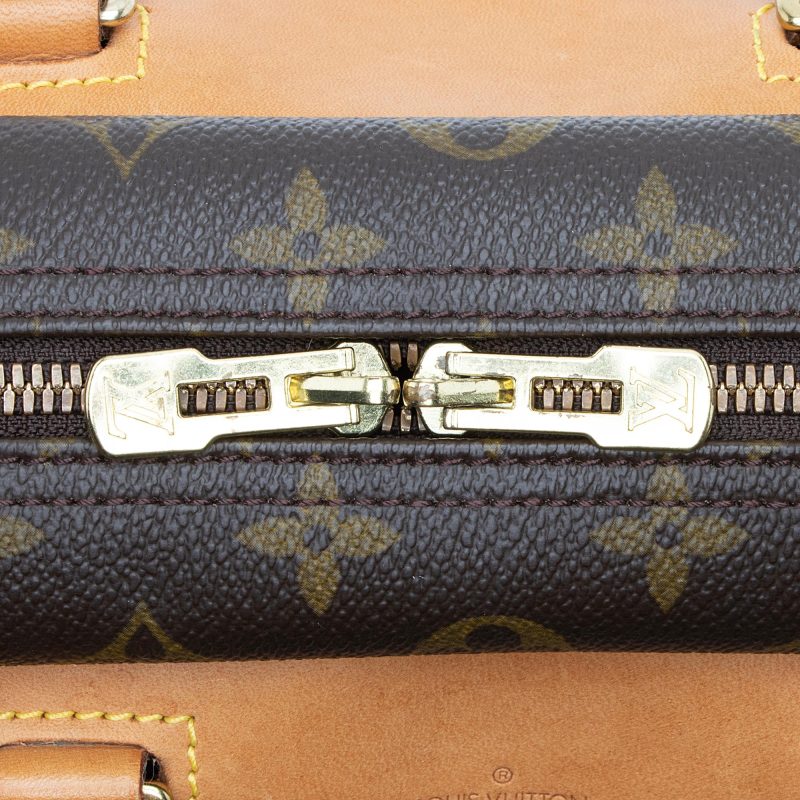 Louis Vuitton Vintage Monogram Canvas Deauville Satchel (SHF-23165) - Image 9
