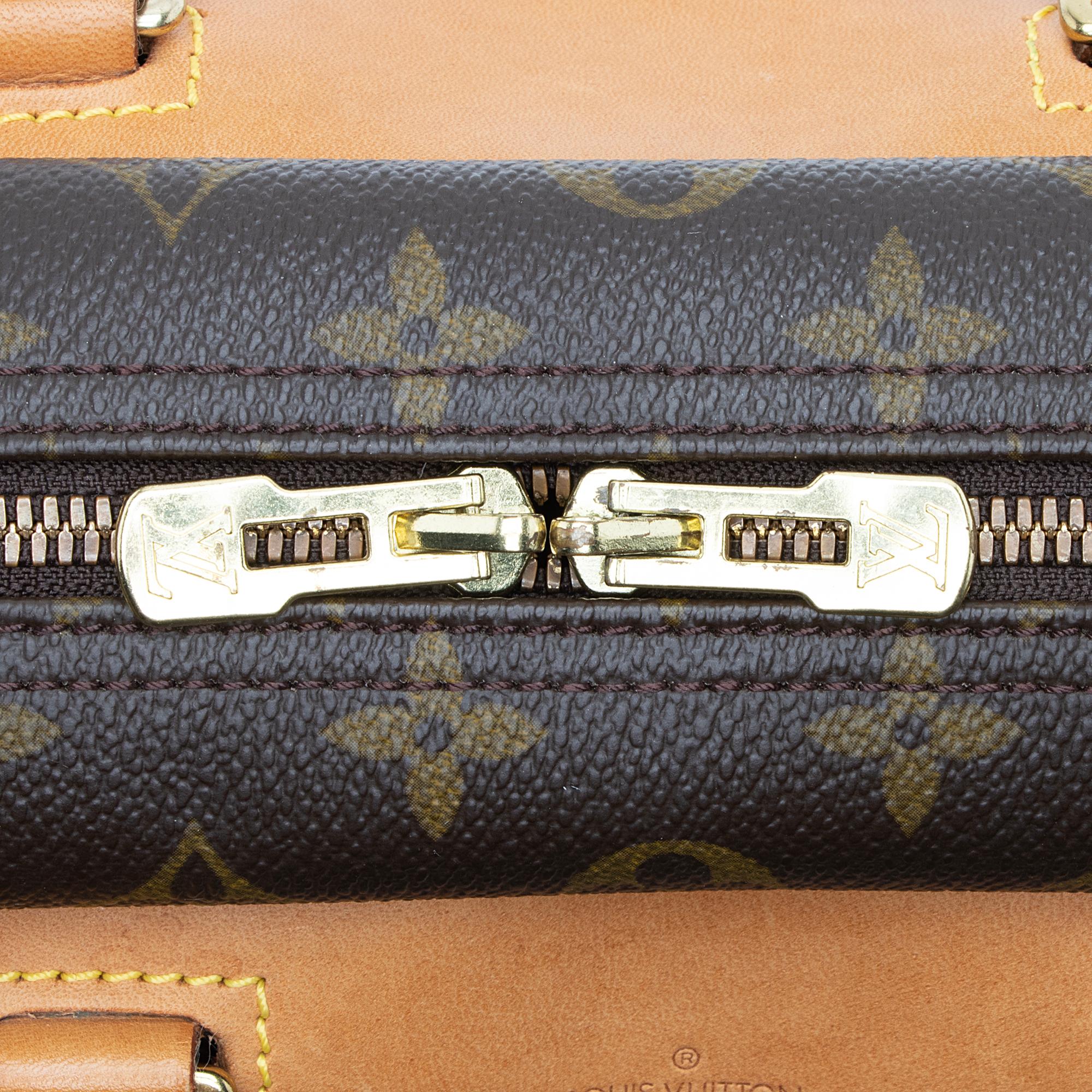 Louis Vuitton Vintage Monogram Canvas Deauville Satchel (SHF-23165) - Image 9