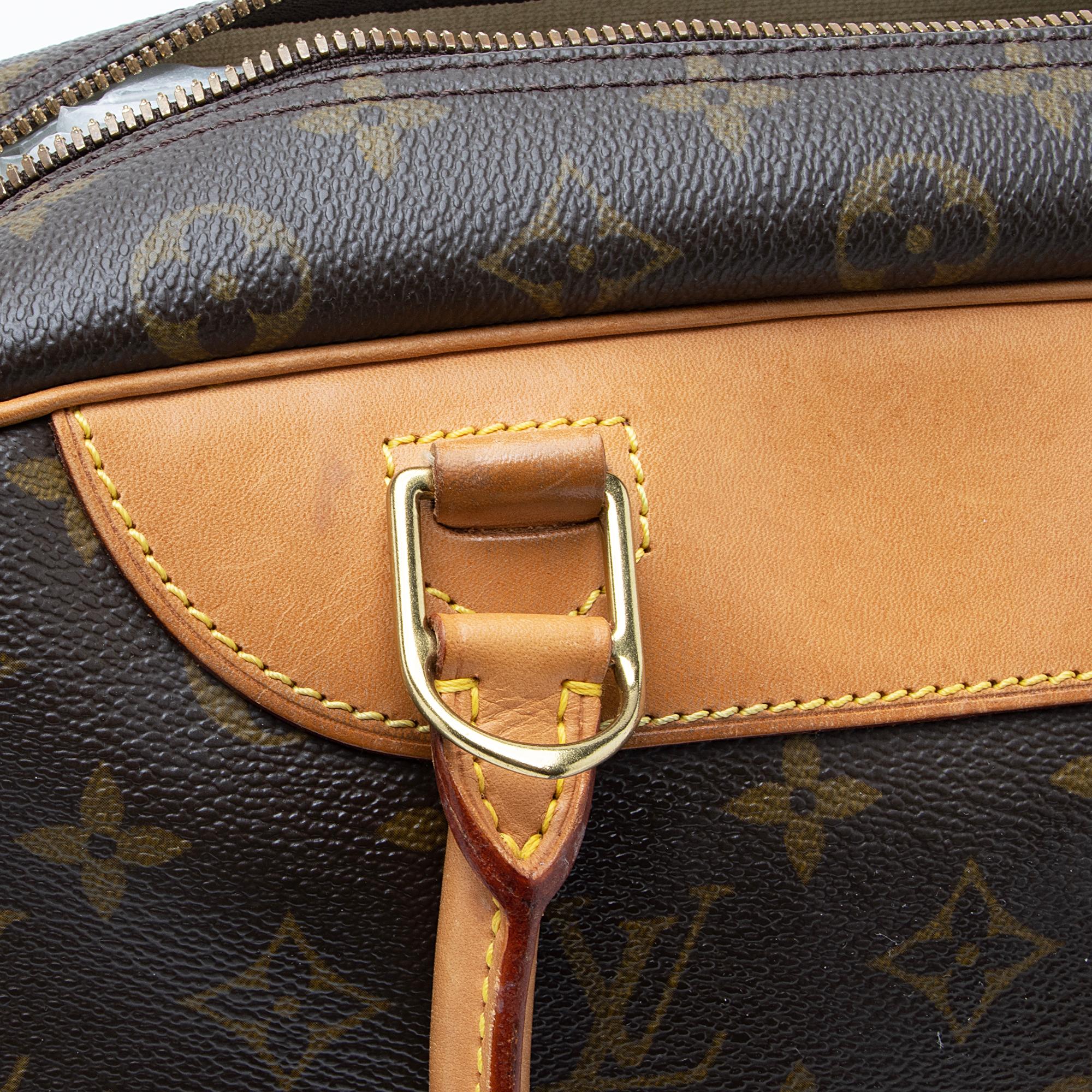 Louis Vuitton Vintage Monogram Canvas Deauville Satchel (SHF-23165) - Image 12