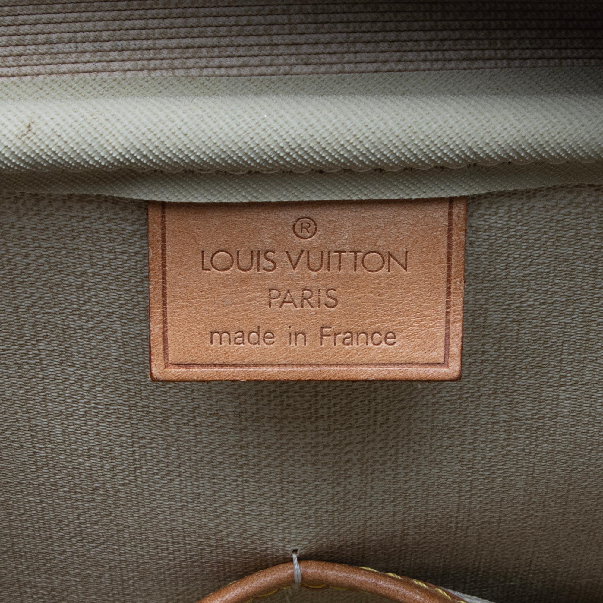 Louis Vuitton Vintage Monogram Canvas Deauville Satchel (SHF-23165) - Image 7