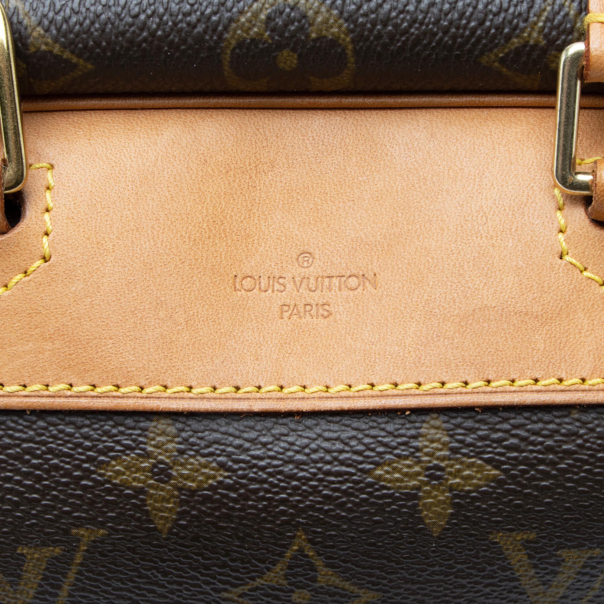 Louis Vuitton Vintage Monogram Canvas Deauville Satchel (SHF-23165) - Image 8