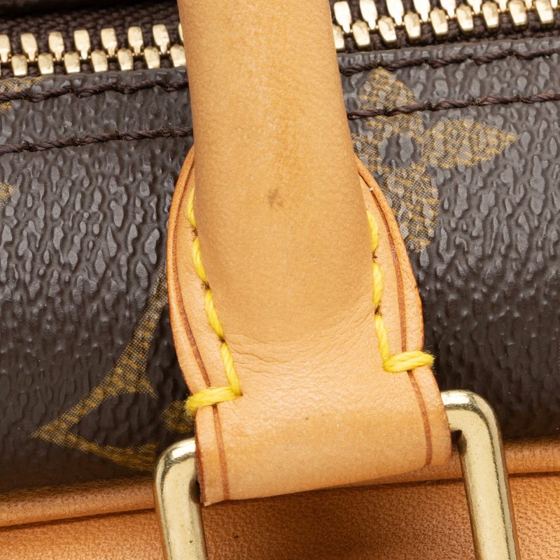 Louis Vuitton Vintage Monogram Canvas Deauville Satchel (SHF-23592) - Image 12