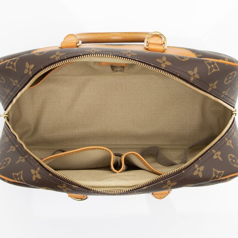 Louis Vuitton Vintage Monogram Canvas Deauville Satchel (SHF-23592) - Image 6