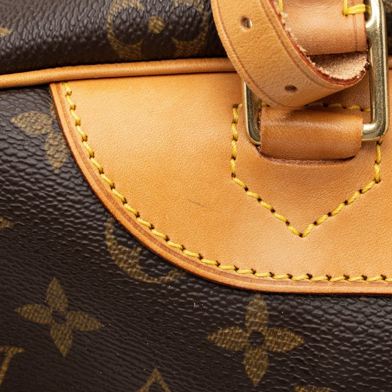 Louis Vuitton Vintage Monogram Canvas Deauville Satchel (SHF-23319) - Image 8