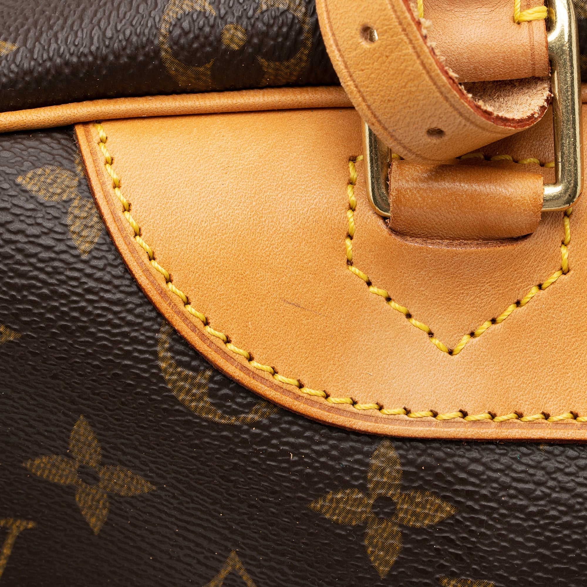 Louis Vuitton Vintage Monogram Canvas Deauville Satchel (SHF-23319) - Image 8