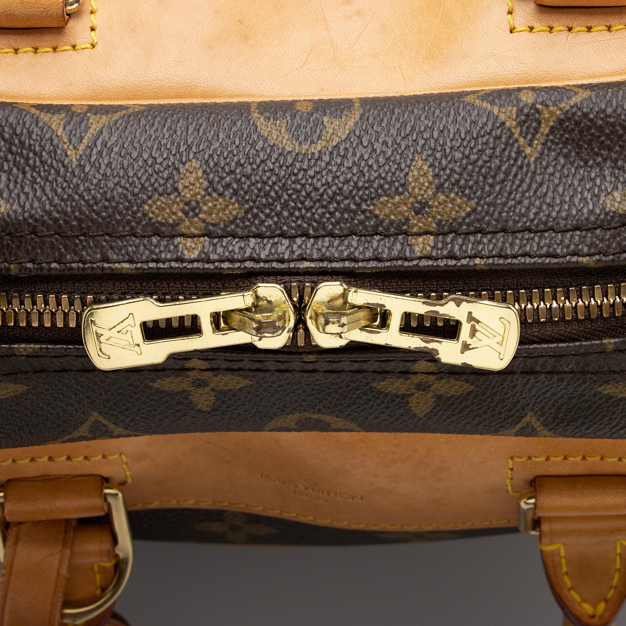 Louis Vuitton Vintage Monogram Canvas Deauville Satchel (SHF-5IrOKq) - Image 9