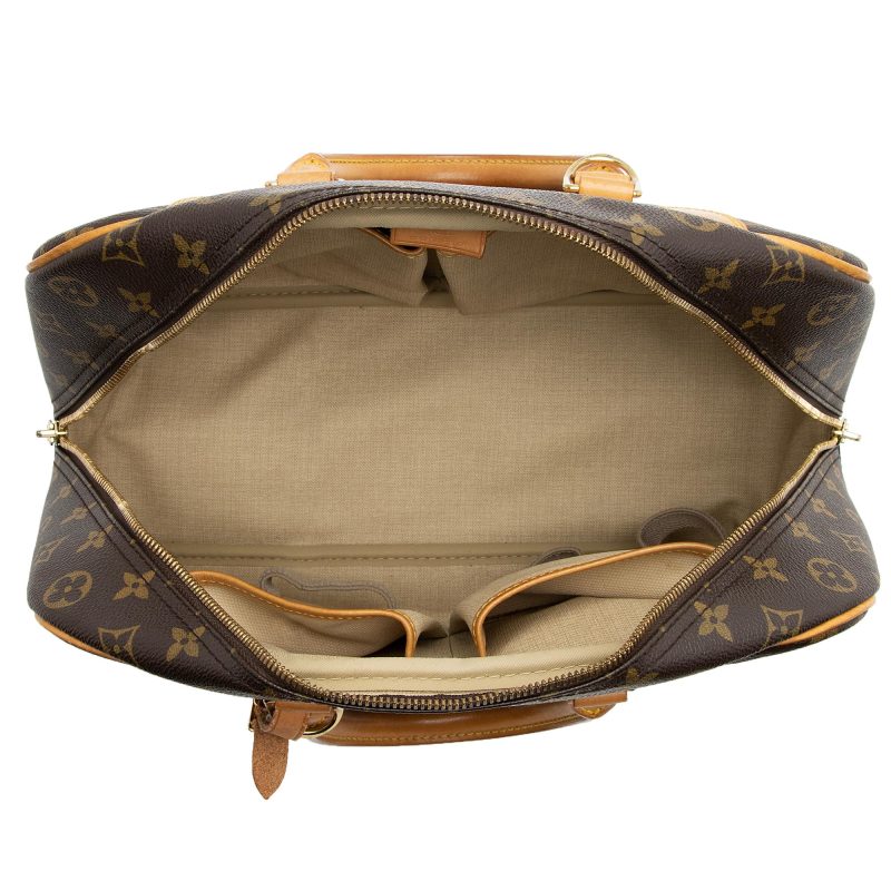 Louis Vuitton Vintage Monogram Canvas Deauville Satchel (SHF-5IrOKq) - Image 6