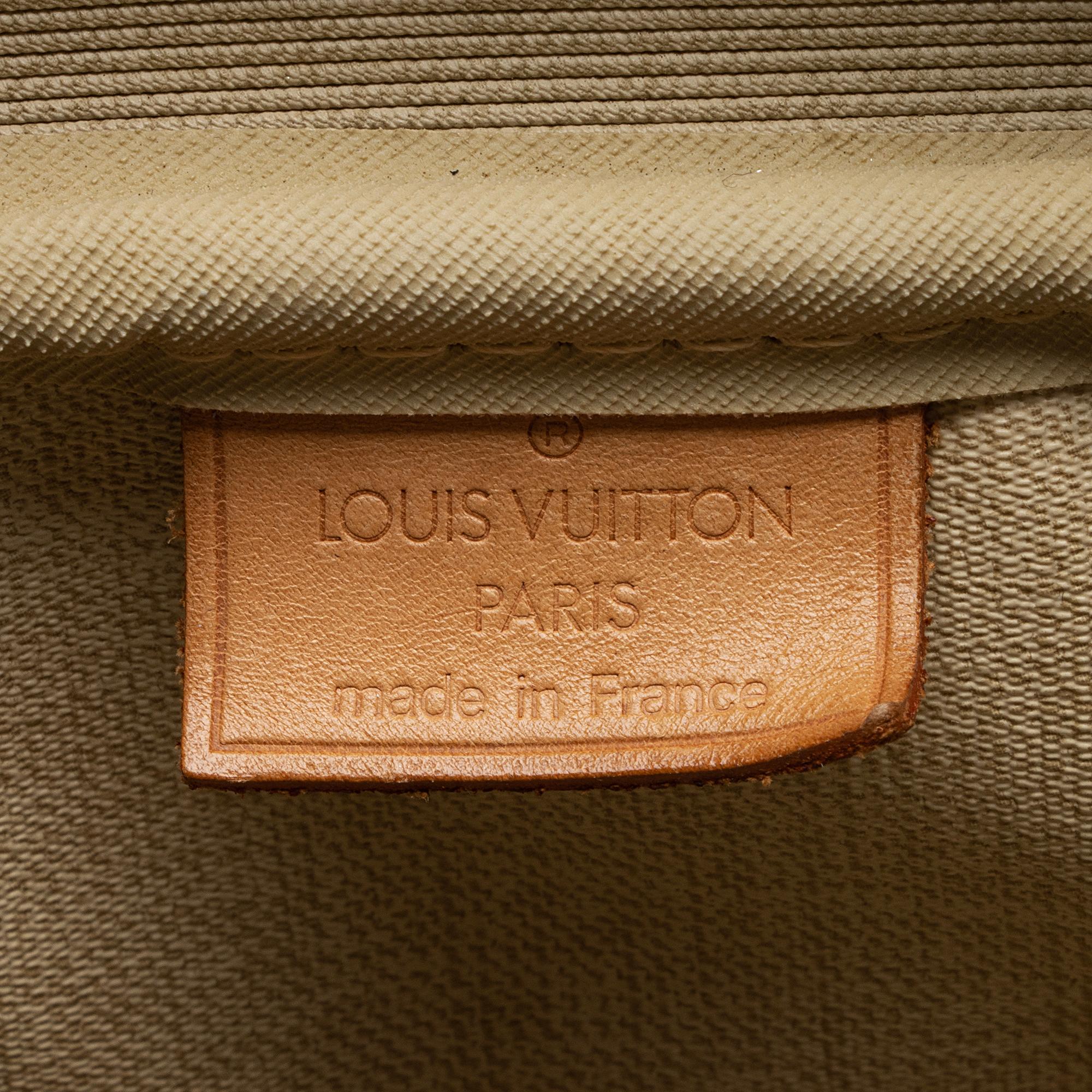 Louis Vuitton Vintage Monogram Canvas Deauville Satchel (SHF-5IrOKq) - Image 7