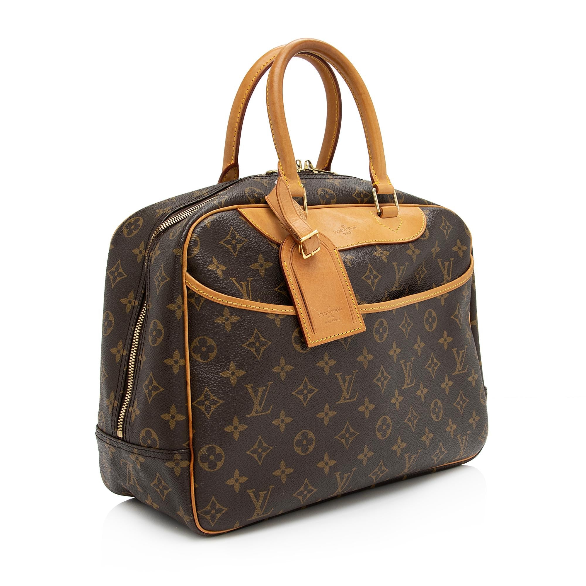 Louis Vuitton Vintage Monogram Canvas Deauville Satchel (SHF-5IrOKq)