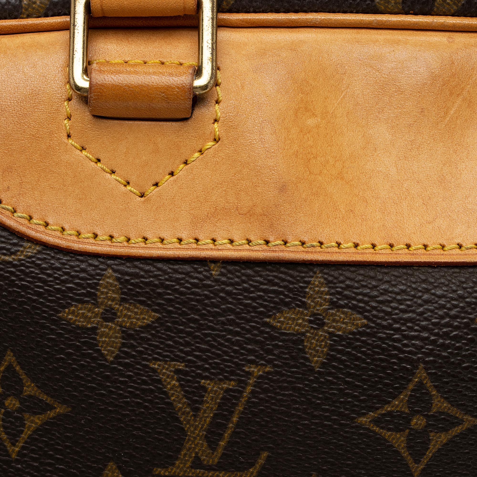 Louis Vuitton Vintage Monogram Canvas Deauville Satchel (SHF-w4i8Ug) - Image 19