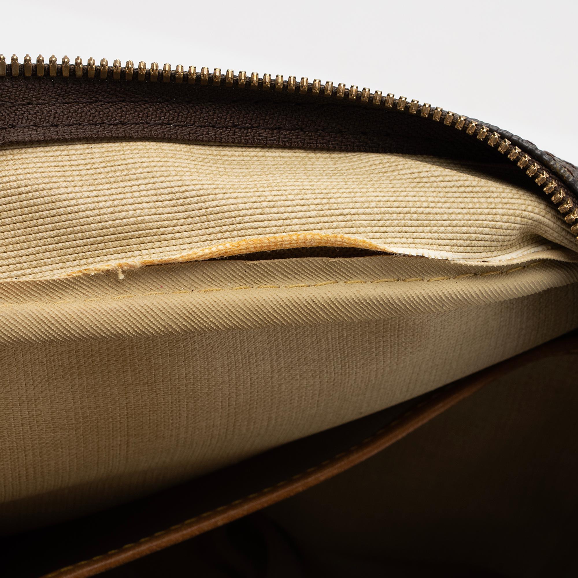 Louis Vuitton Vintage Monogram Canvas Deauville Satchel (SHF-w4i8Ug) - Image 10