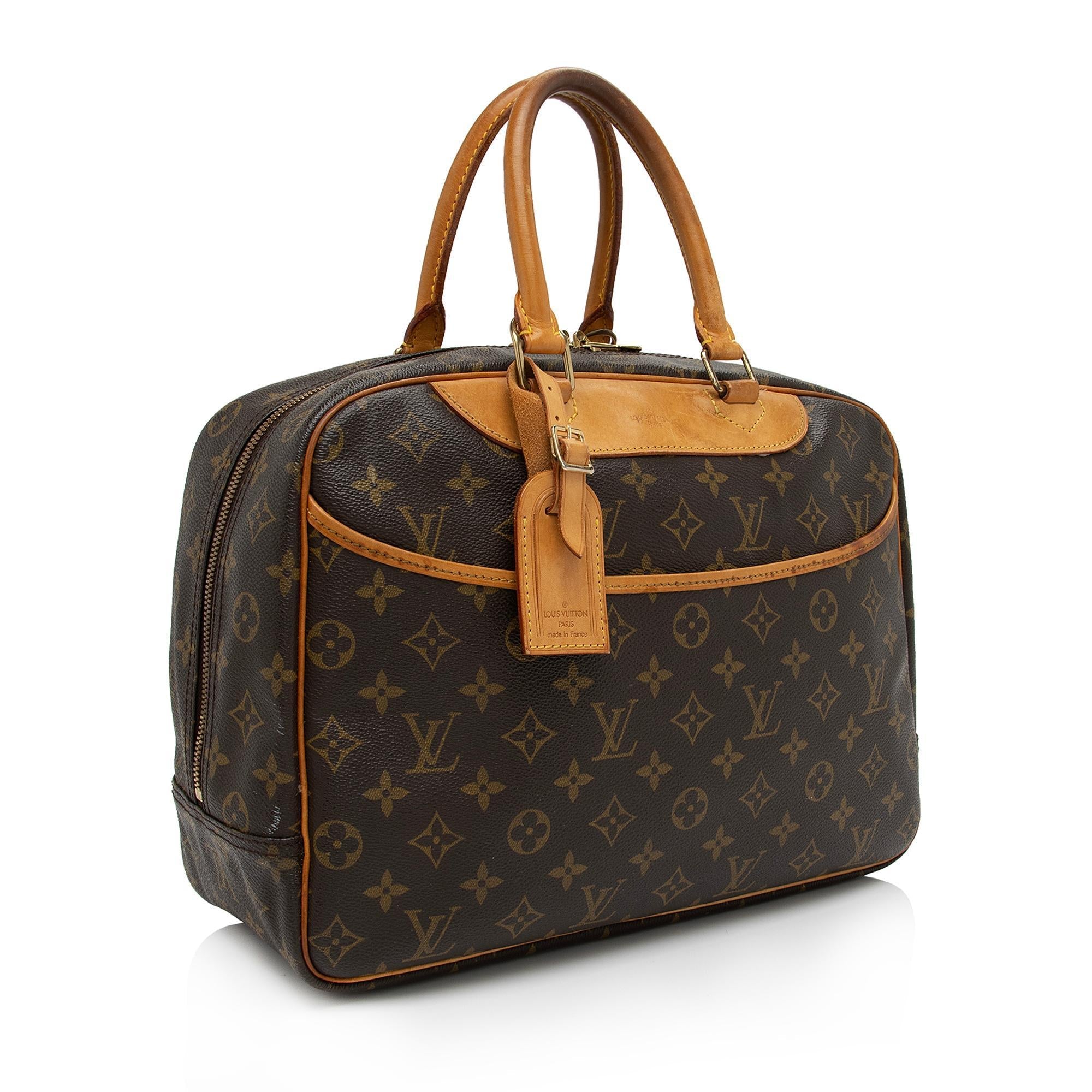 Louis Vuitton Vintage Monogram Canvas Deauville Satchel (SHF-w4i8Ug)