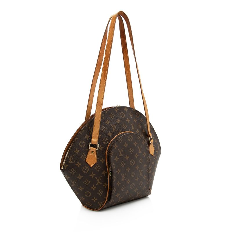 Louis Vuitton Vintage Monogram Canvas Ellipse GM Shoulder Bag (SHF-22733)