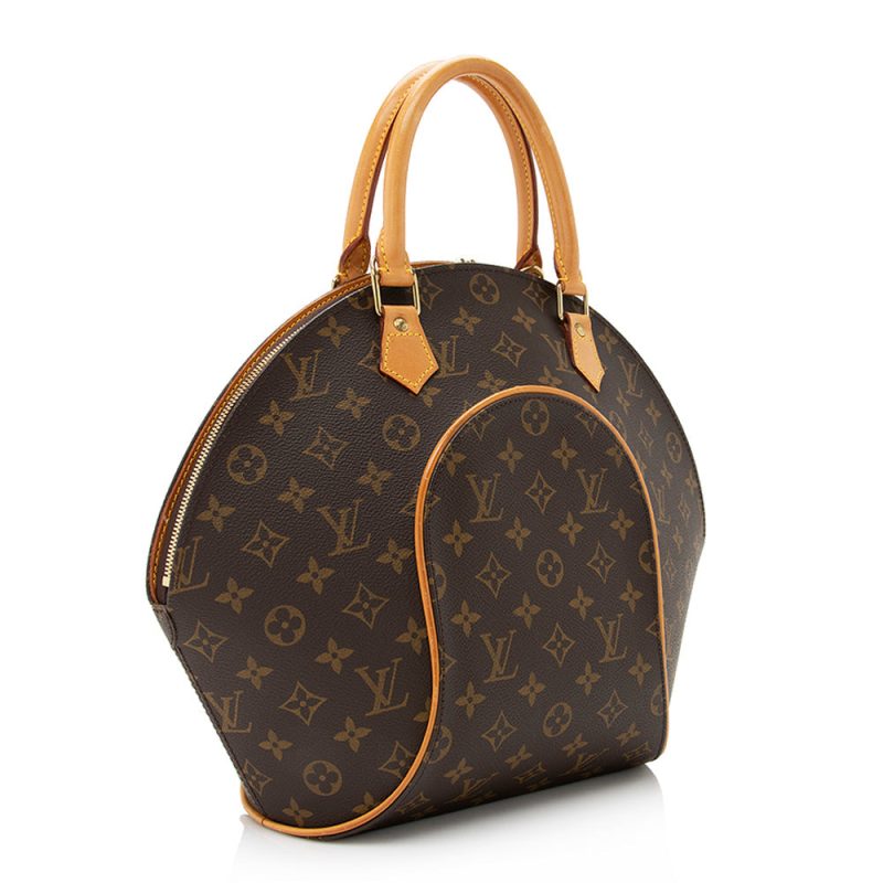 Louis Vuitton Vintage Monogram Canvas Ellipse MM Satchel (SHF-21224)