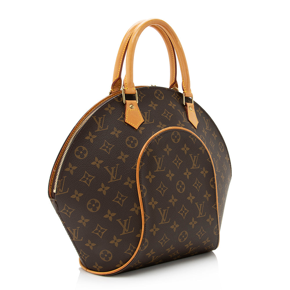 Louis Vuitton Vintage Monogram Canvas Ellipse MM Satchel (SHF-21224)