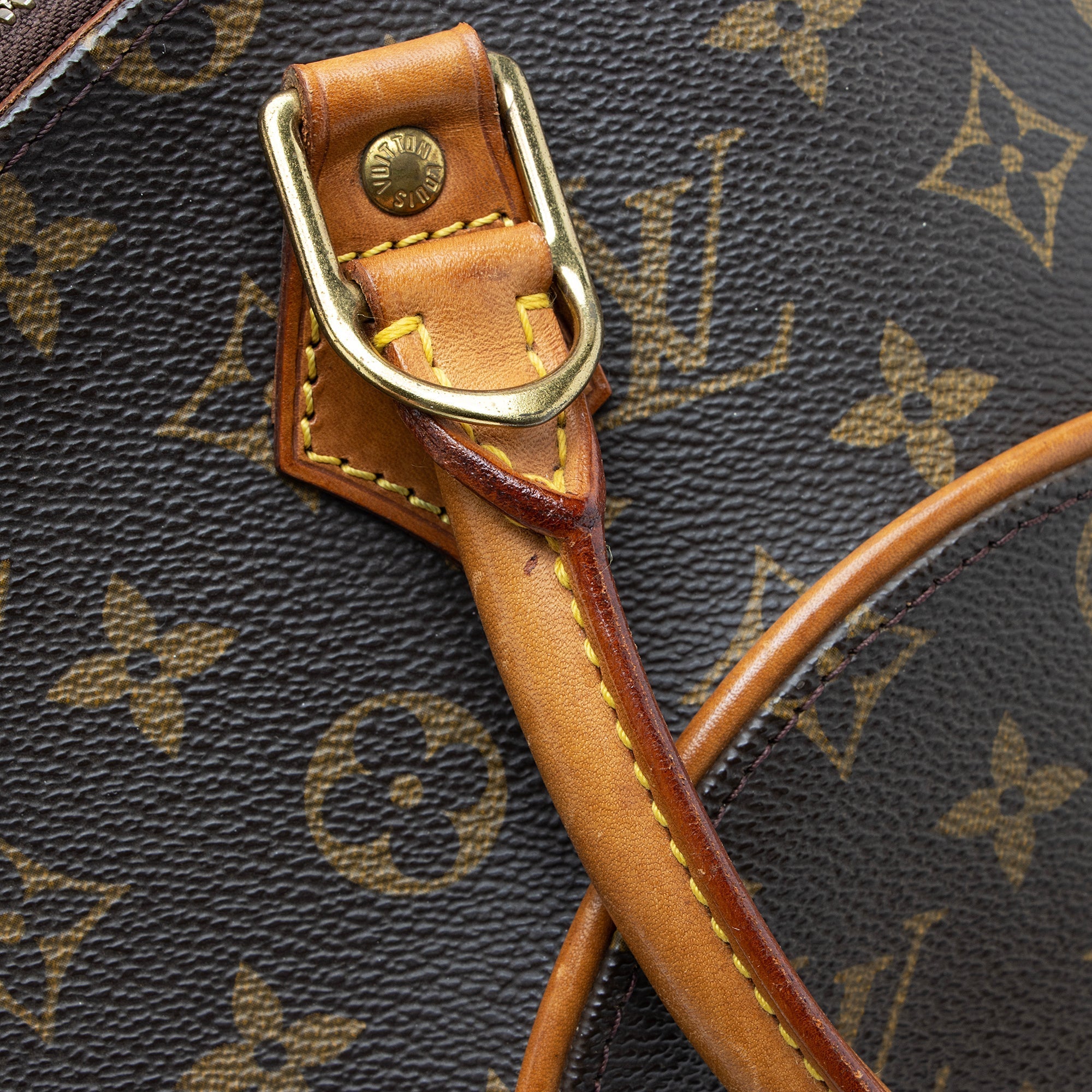 Louis Vuitton Vintage Monogram Canvas Ellipse MM Satchel (SHF-23167) - Image 10