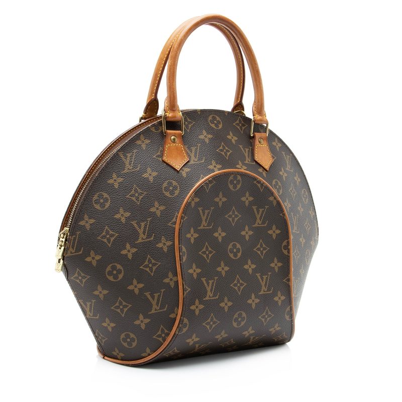 Louis Vuitton Vintage Monogram Canvas Ellipse MM Satchel (SHF-23167)