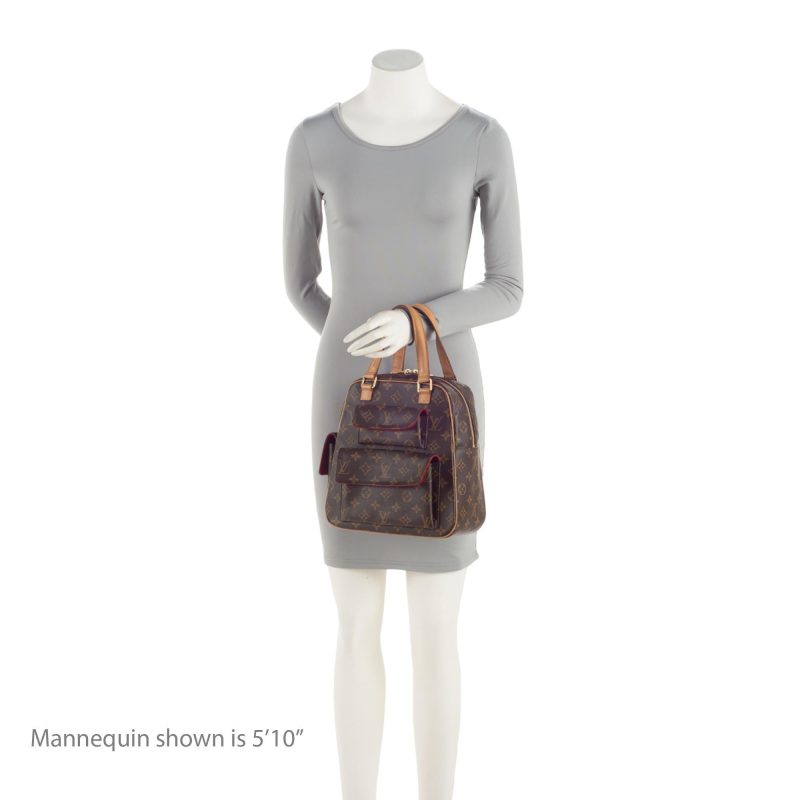 Louis Vuitton Vintage Monogram Canvas Excentri-cite Satchel (SHF-Oshah9) - Image 4