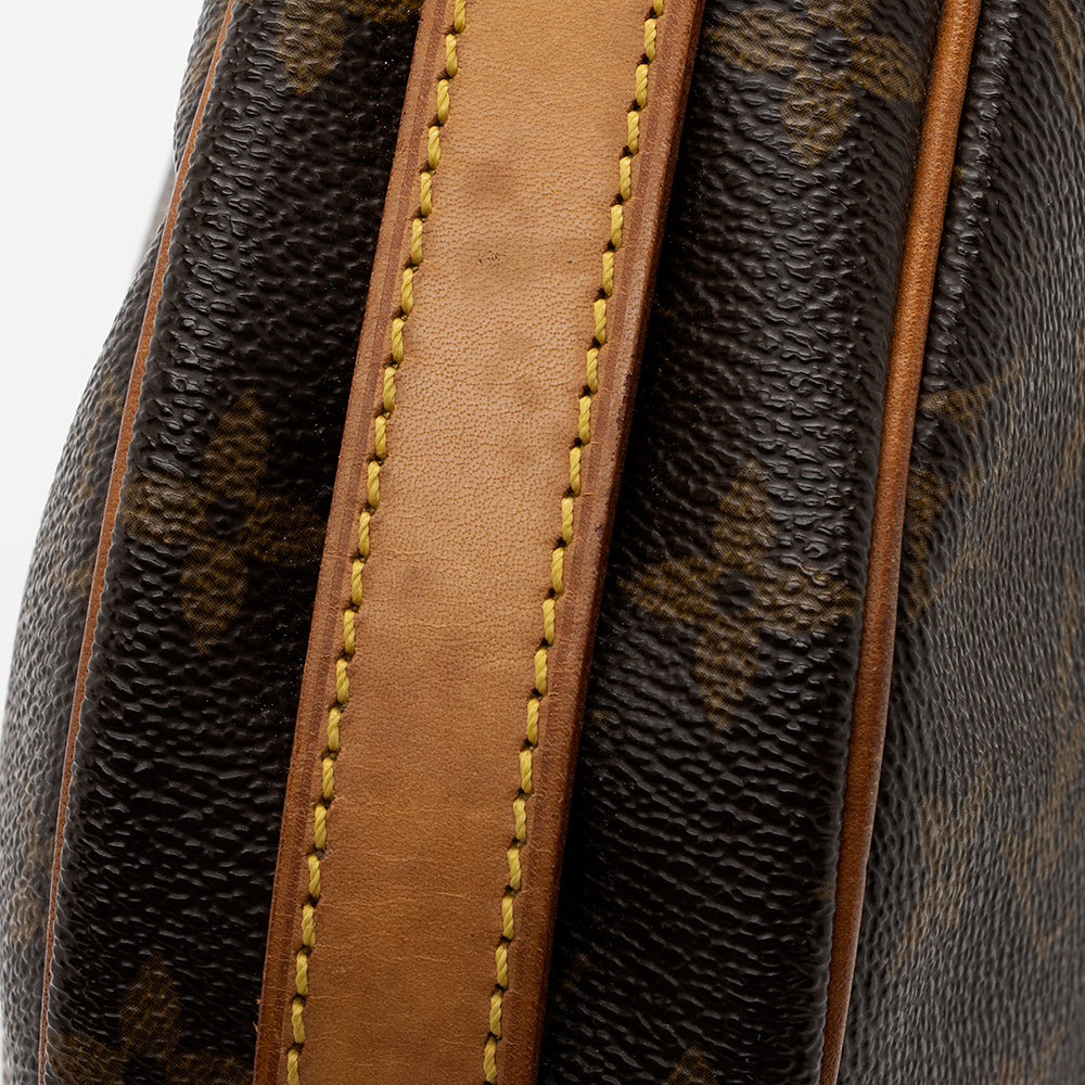 Louis Vuitton Vintage Monogram Canvas Jeune Fille MM Shoulder Bag (SHF-18465) - Image 10